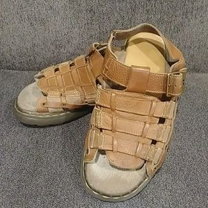 Dr Martens brown peanut sandals